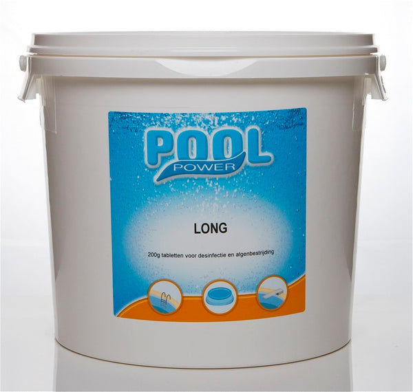 Pool Power Long 200g Chloortabletten – 5 kg
