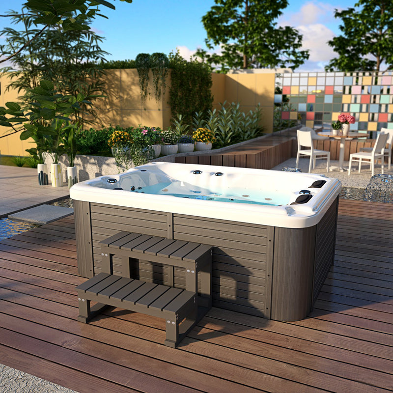 Planet Spa Rechthoek Fransisco – Luxe 3-Persoons Spa met 22 Jets