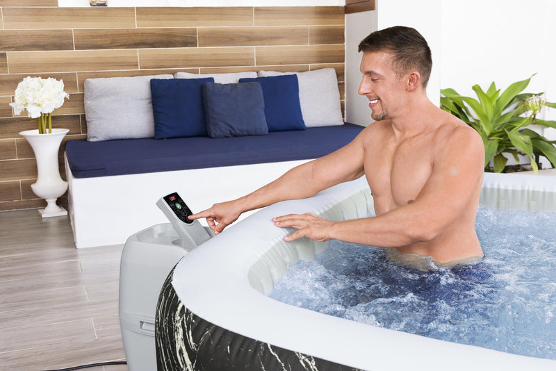 Lay-Z-Spa Hollywood Luxe AirJet 6 – Zwart Marmer