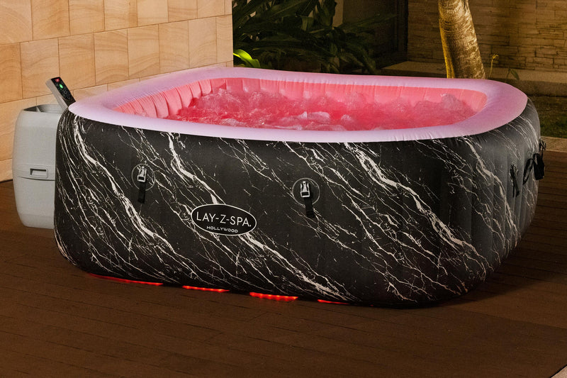 Lay-Z-Spa Hollywood Luxe AirJet 6 – Zwart Marmer